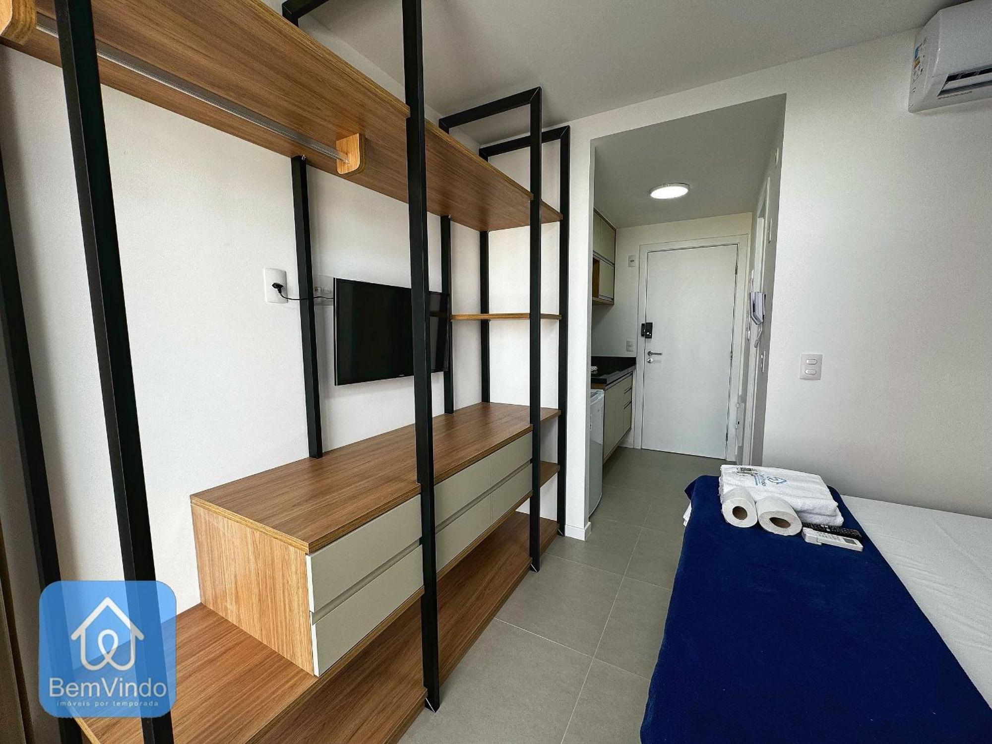 Apartamento Estudio Em Predio De Luxo Na Barra